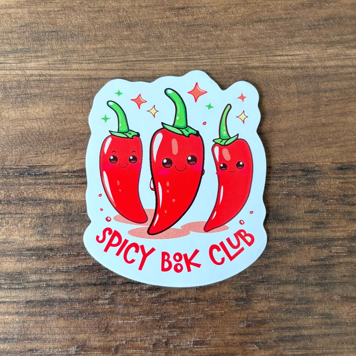 Spicy Book Club Vinyl Die Cut Sticker