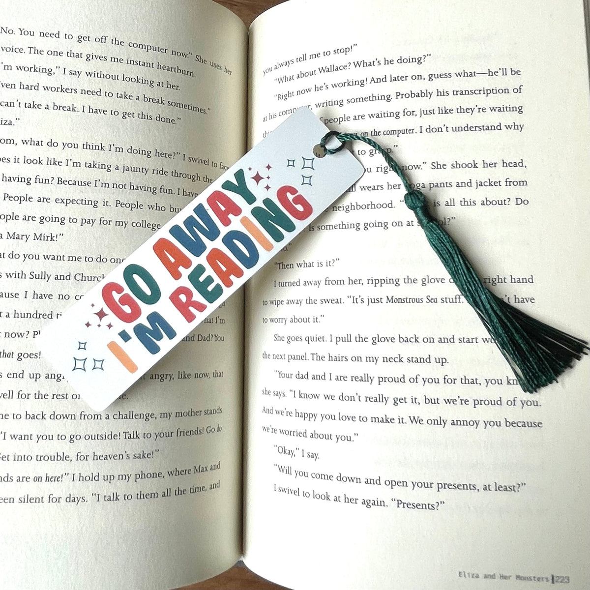Metal Sublimated Bookmarks with Tassels