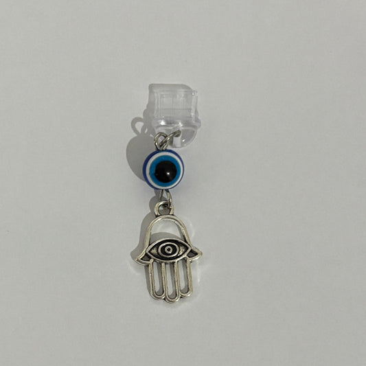 Evil Eye and Hand Kindle Charm