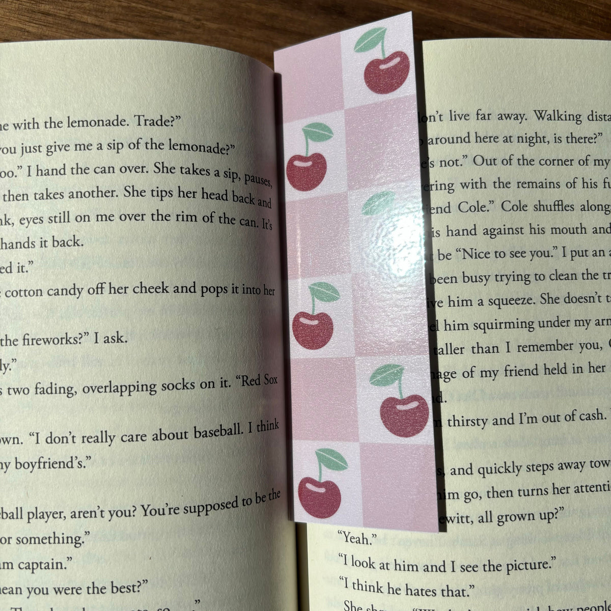 Coquette Themed Laminated Bookmark
