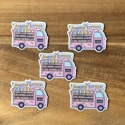 book truck sticker
