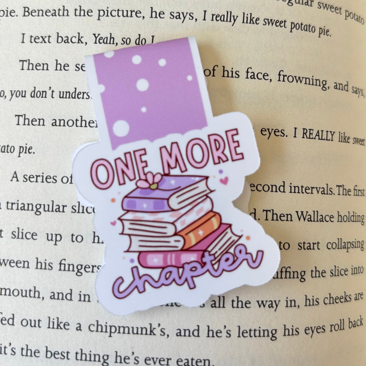 One More Chapter Magnetic Bookmark