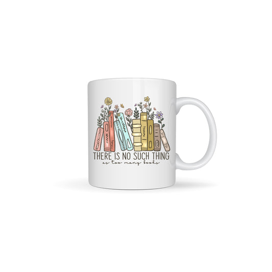 Book Themed Designs White Ceramic Mugs 11oz or 15oz