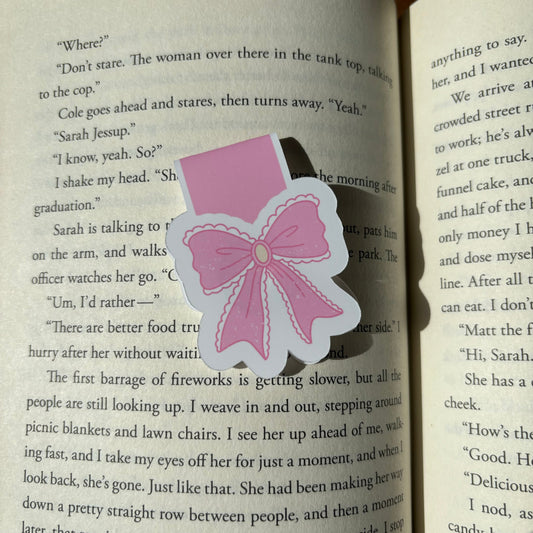 Coquette Bow Magnetic Bookmark