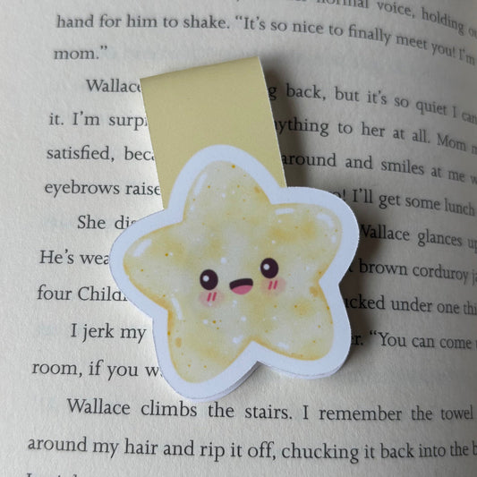 Yellow Star Magnetic Bookmark