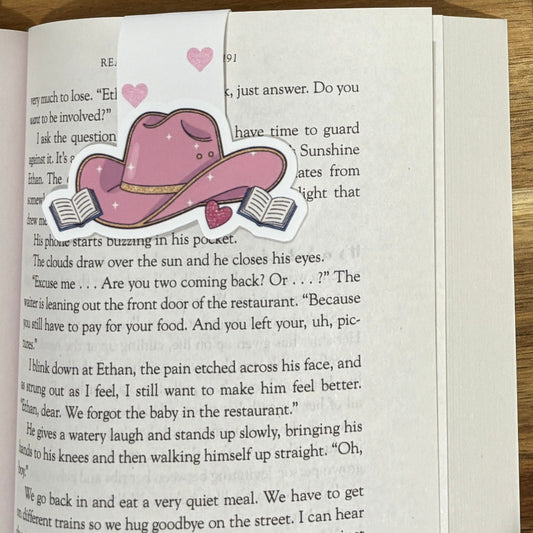 cowboy hat magnetic bookmark