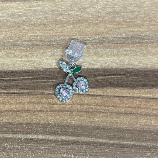 Pink Cherries Kindle Charm
