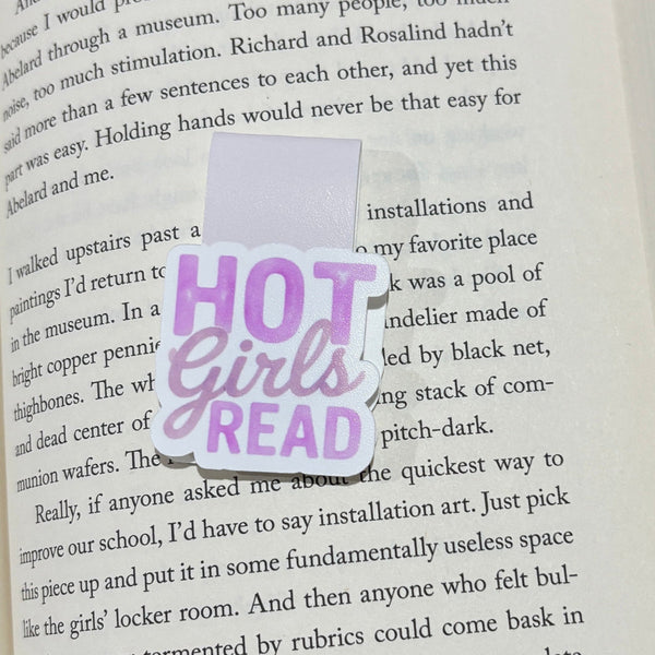Hot Girls Read Magnetic Bookmark