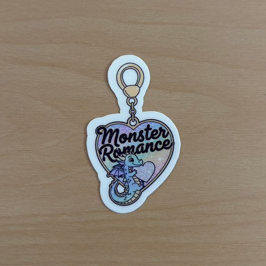 Monster Romance Charm Vinyl Die Cut Laminated Sticker