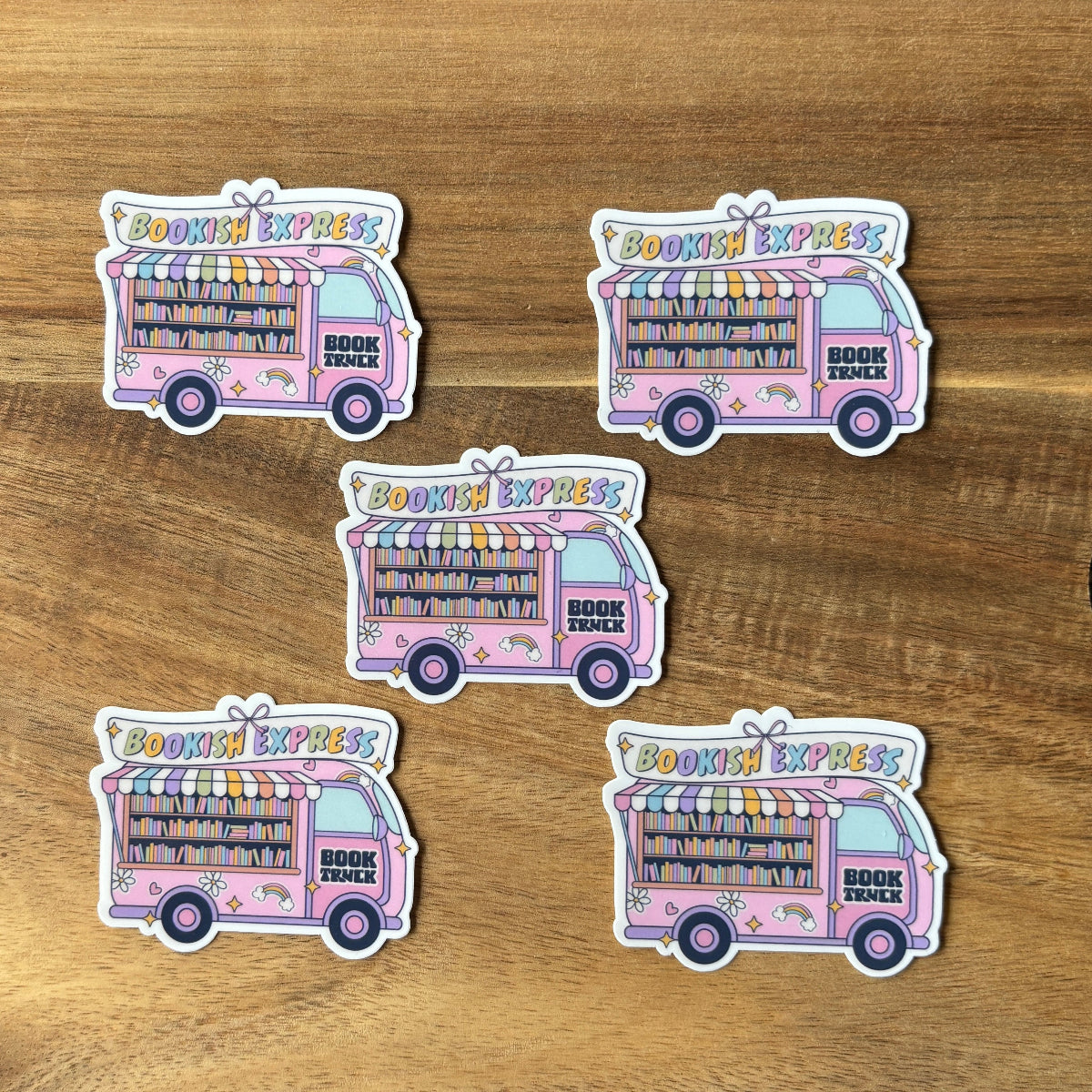 book truck sticker