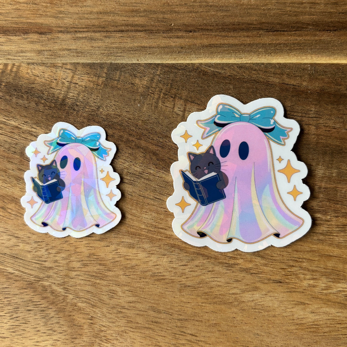 holographic ghost sticker