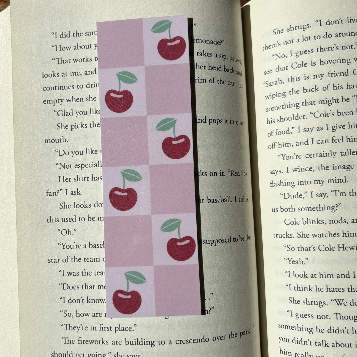 Coquette Themed Laminated Bookmark