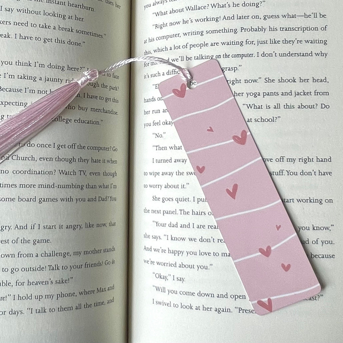 Metal Sublimated Bookmarks with Tassels