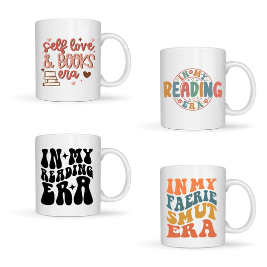 Bookish Era Ceramic Mug – 11oz or 15oz | 10 Designs