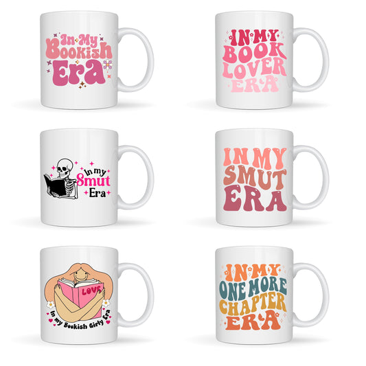 Bookish Era Ceramic Mug – 11oz or 15oz | 10 Designs